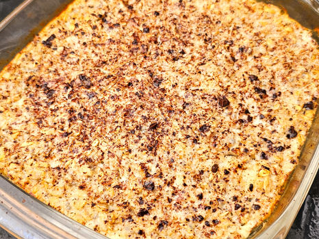 Zdravý koláč z cottage sýru do misky