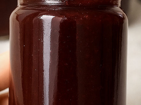 Domácí švestková povidla pečená v troubě