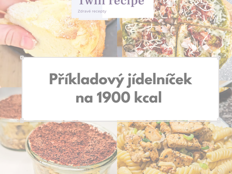 Příkladový jídelníček na hubnutí 1900 kcal #13