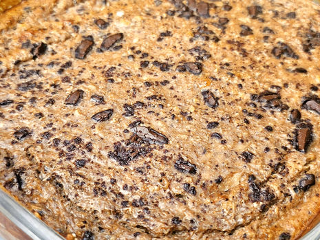 Zdravá cottage snídaně: jednoduchý koláč do misky