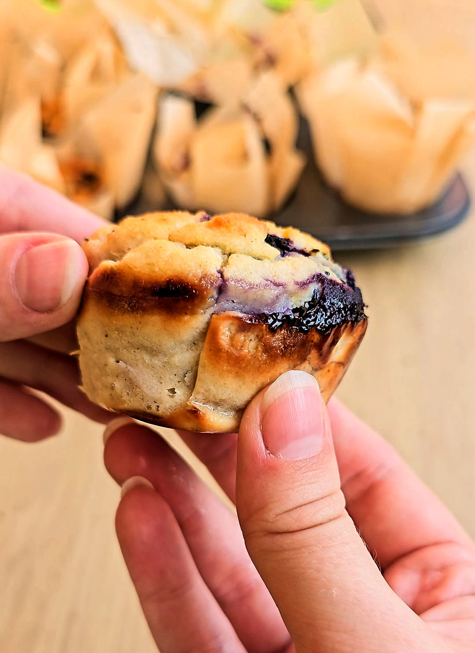 Nadýchané borůvkové muffiny s cuketou