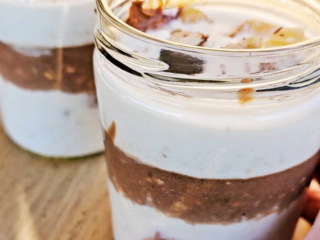 Ananasové ovesné vločky přes noc