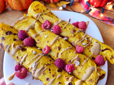 Jednoduché domácí dýňové palačinky