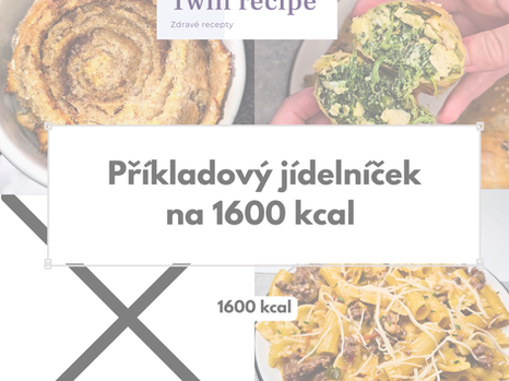 Příkladový jídelníček na hubnutí na 1600 kcal #47