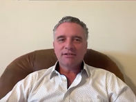 Man sitting in a chair