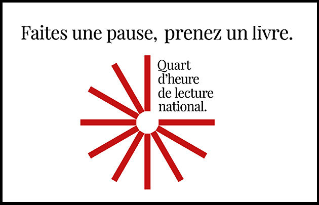 "Faites une pause, prenez une livre" - #11marsjelis