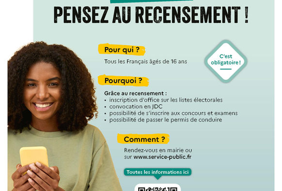 Bientôt 16 ans ? Pensez au recensement !