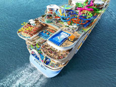 Icon of the Seas. One of the many cruise ships that make Cozumel a global cruise capital.