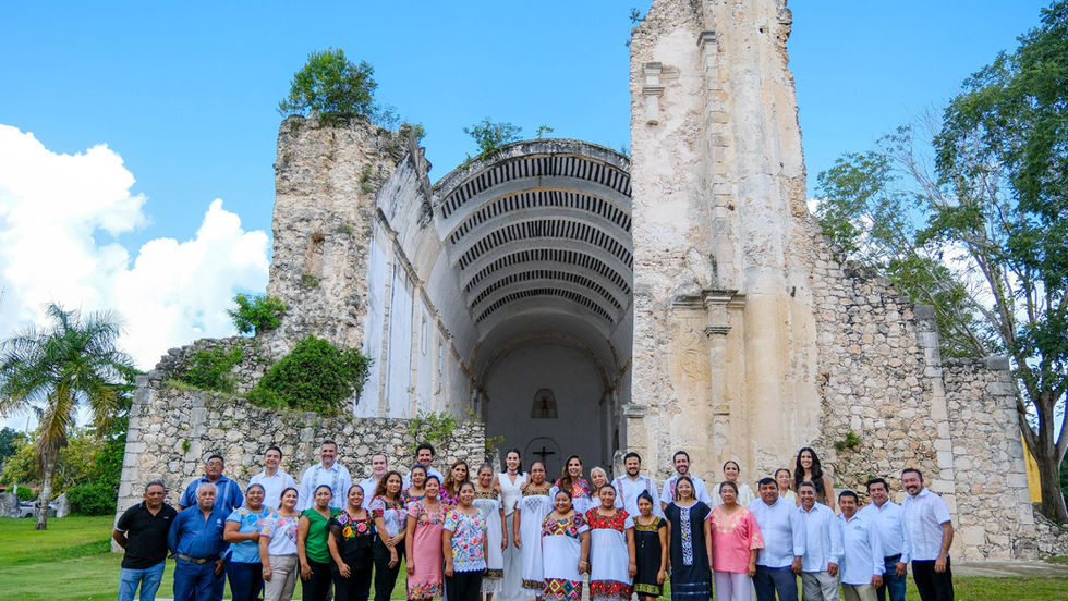 Launch of the Mayan World Travel Experiences Catalogue in Tihosuco, Mexico — empowering Mayan communities and sharing their heritage with the world. 