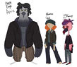 Main Characters to Scale Sketch [FLAMBOYANCE] - January 2022