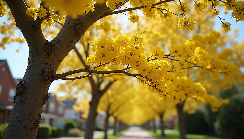 Tree pollen, spring summer allergies