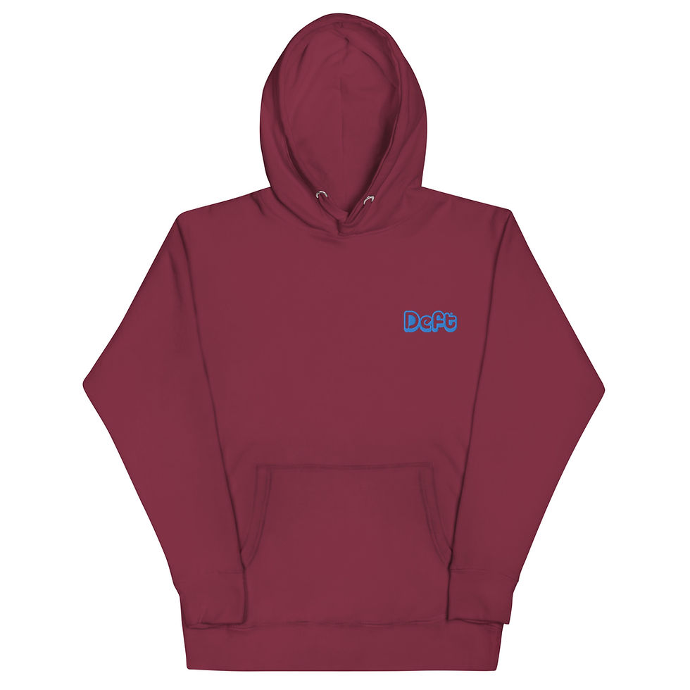 Thumbnail: Deft Unisex Hoodie Black