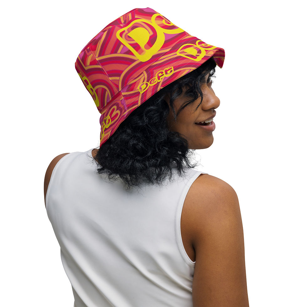 Thumbnail: Deft Bucket Red & Gold Print