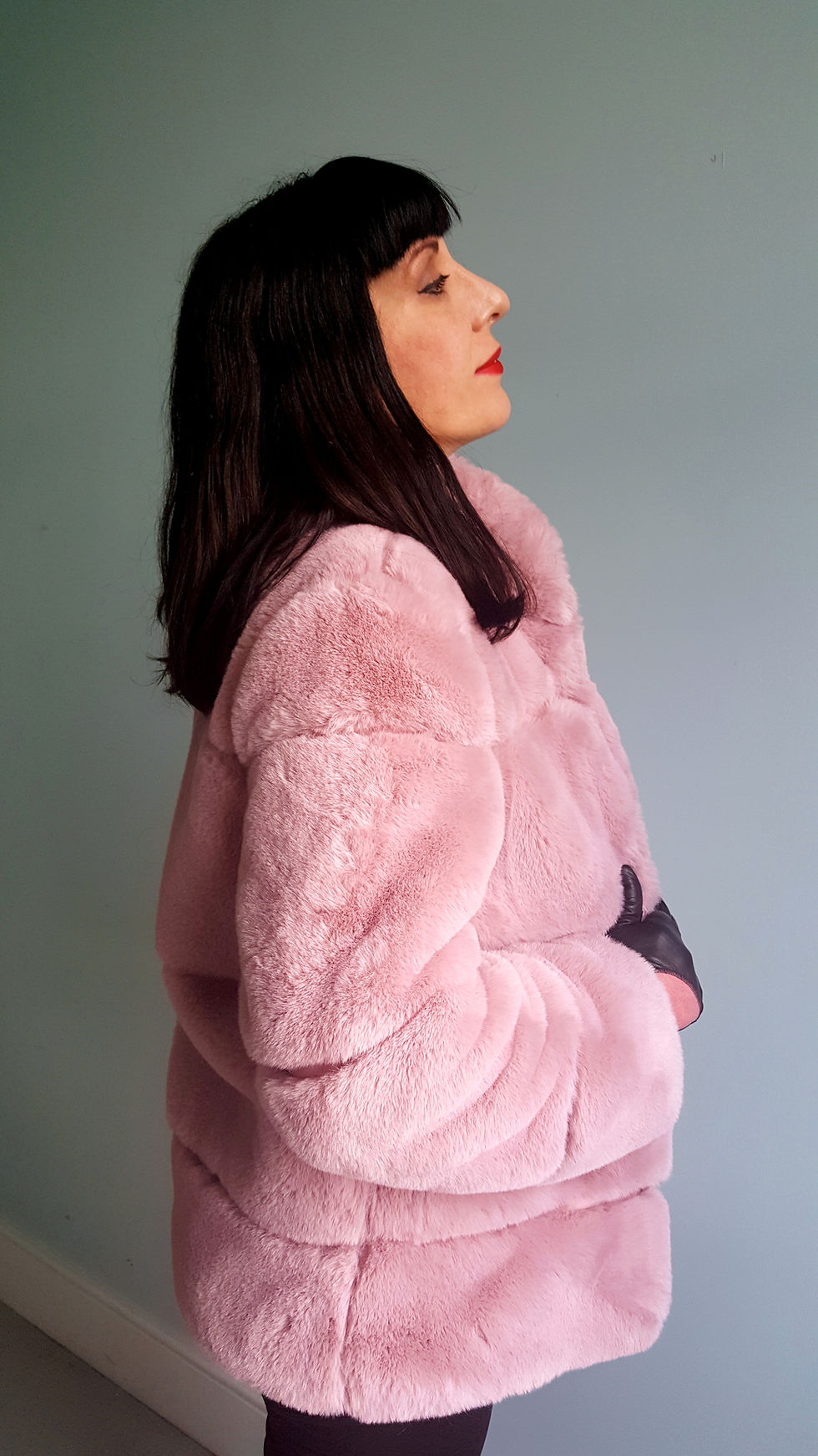 Thumbnail: Faux Fur Banded Jacket