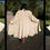 Thumbnail: Vintage 1990s Luxury high quality cream faux fur full tiered fit & flare coat