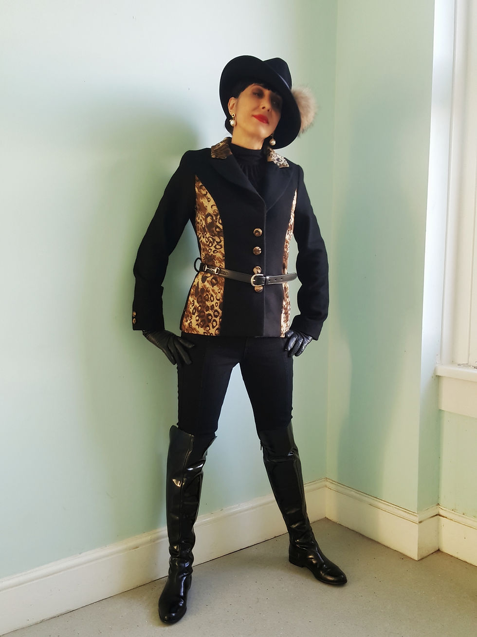 Thumbnail: Black Wool & Cashmere Jacket