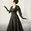 Thumbnail: Spellbinding, magical 1940s/50s silk taffeta & silk velvet dress - Haute Couture
