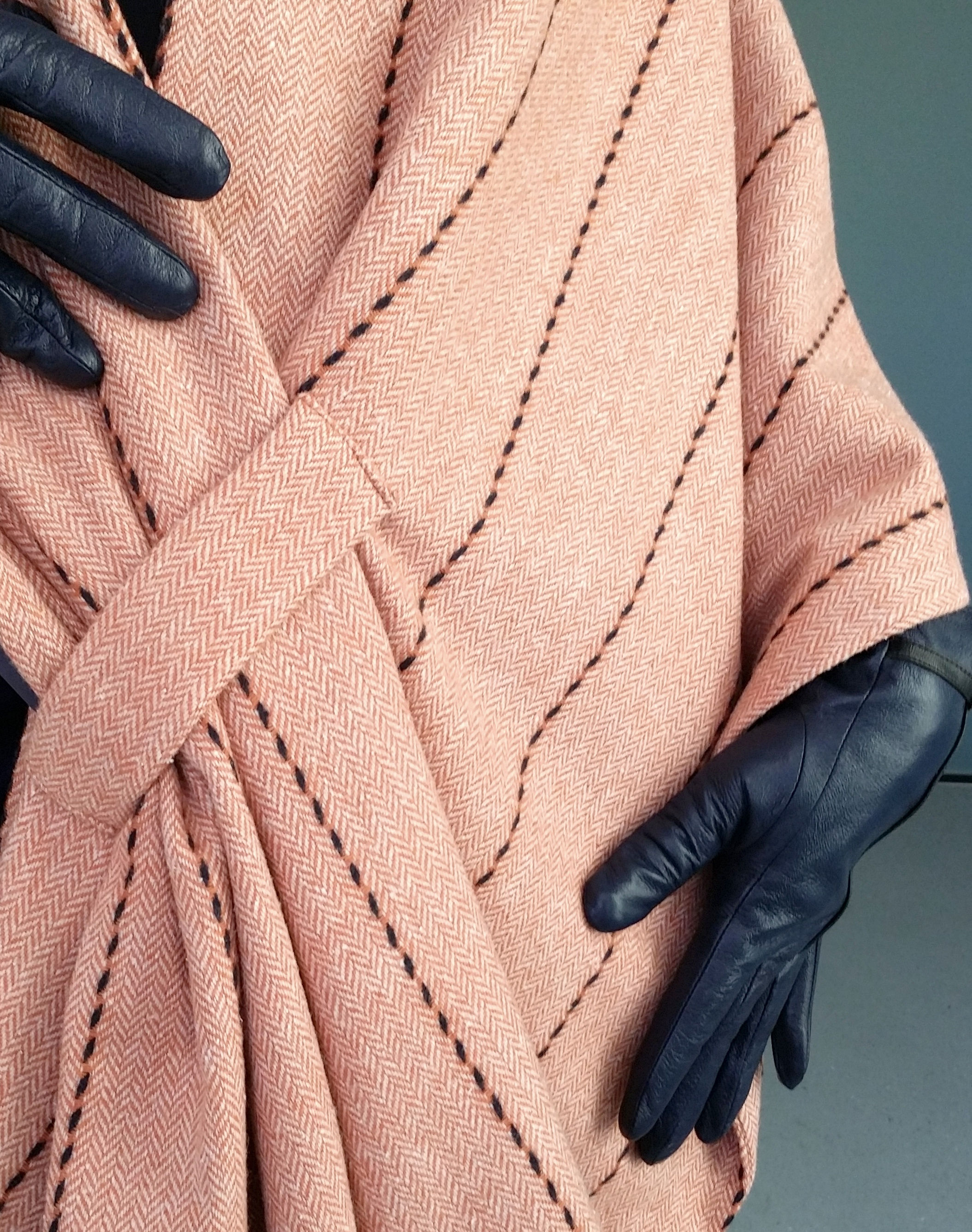 The Montpelier Wrap in Apricot