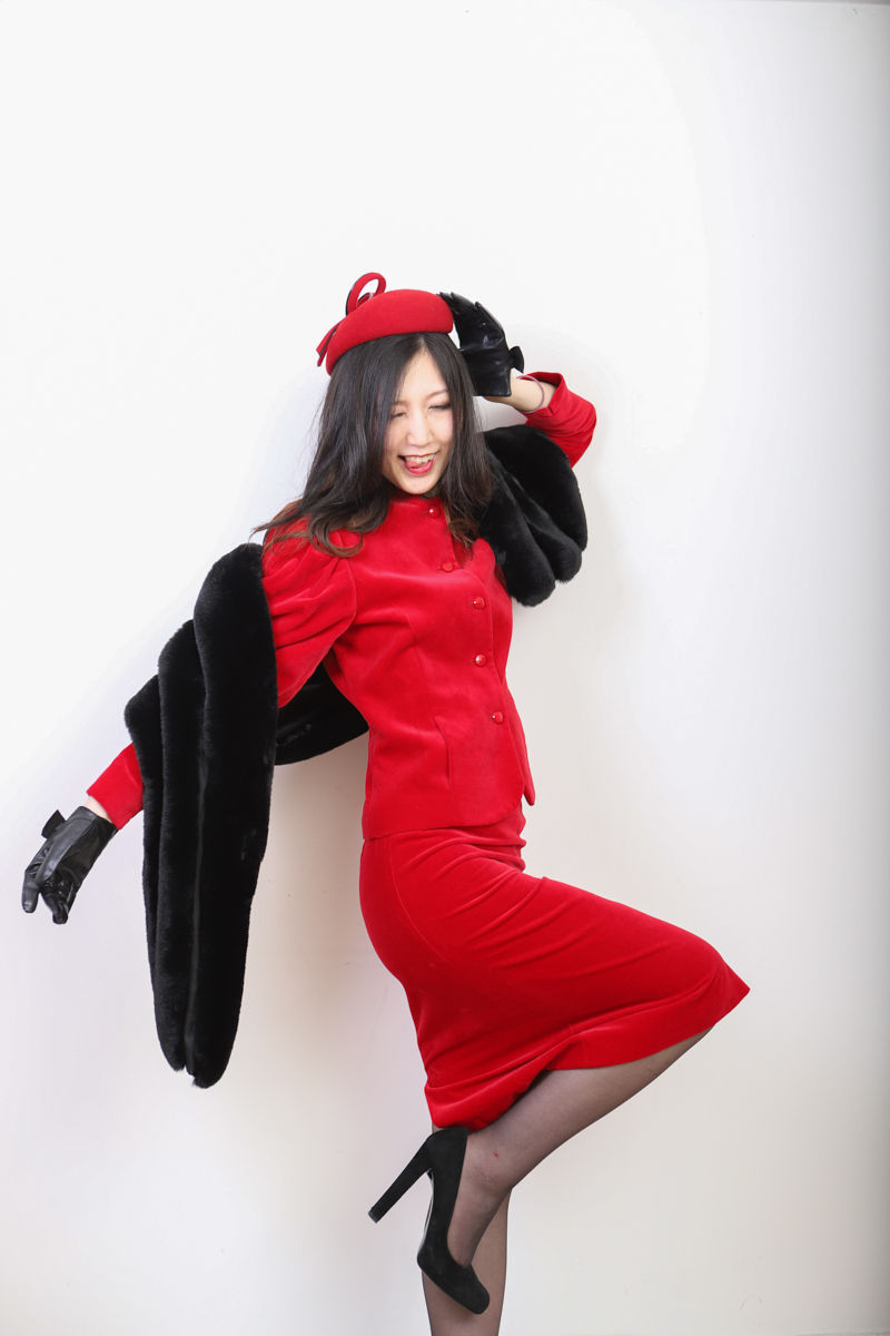 Thumbnail: 1980s Red Velvet Jacket