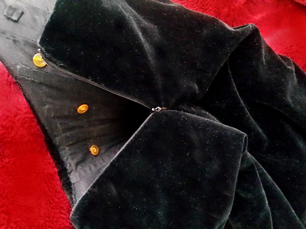 Thumbnail: Vintage Vivienne Westwood 1990s velvet corset dress mini drape side hitch glam