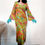 Thumbnail: Vintage 1960s 1970s Psychedelic Maxi Dress - Dollyrockers Samuel Sherman