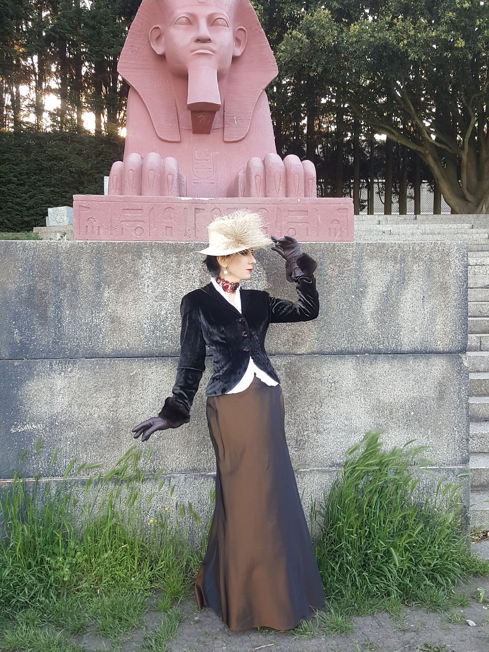 Thumbnail: Vintage Armand Ventilo couture fitted tailored Edwardian inspired jacket