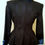 Thumbnail: Charcoal and Blue bloom weave Cashmere and Wool Jacket