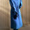 Thumbnail: Vintage Mansfield fit flare mutton sleeves coat royal blue cobalt cashmere wool