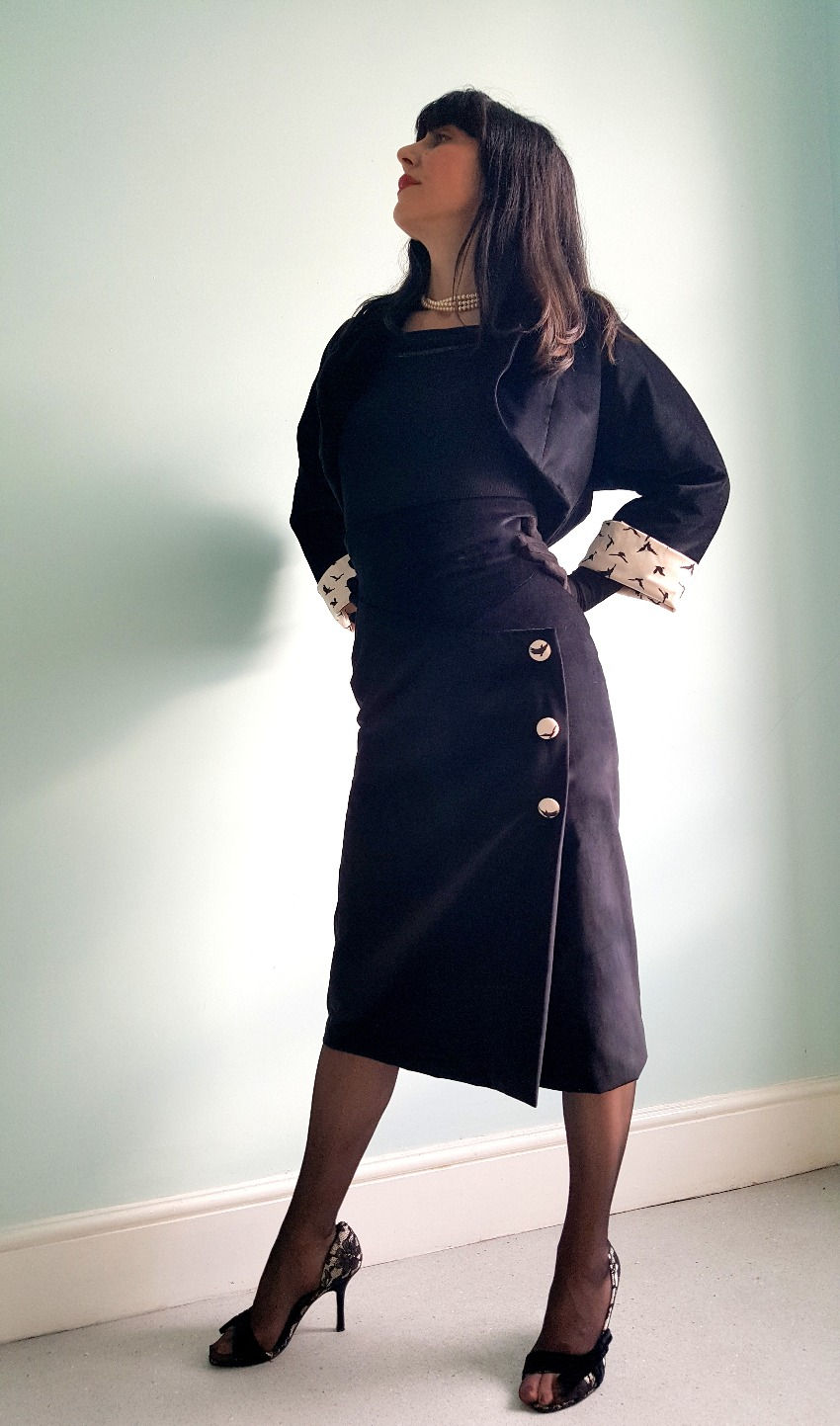 The Hedren Velvet Skirt