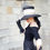 Thumbnail: Spectacularly beautiful Vintage Philip Somerville tall statement summer hat
