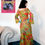 Thumbnail: Vintage 1960s 1970s Psychedelic Maxi Dress - Dollyrockers Samuel Sherman