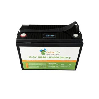 Lithium Batterie LiFePO4 12V 100Ah mit Display & Bluetooth