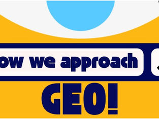 GEO Products Our Approach to GEO