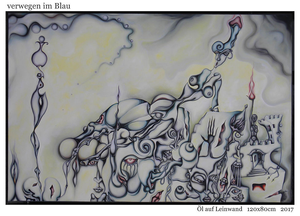 verwegen im Blau