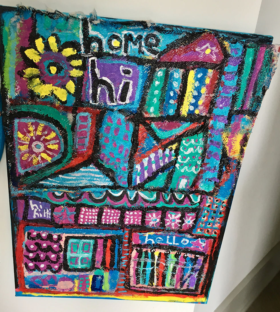 Hi Home Acrylic on Canvas