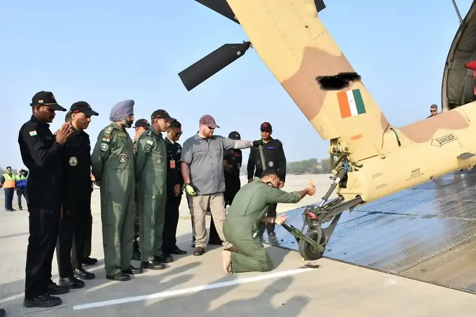 Preparations for the Indian leg of Exercise AviaIndra 2025.