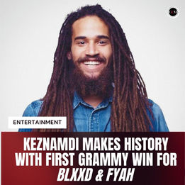 Keznamdi Makes History With First Grammy Win for Blxxd & Fyah