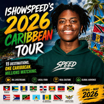 IShowSpeed’s 2026 Caribbean Tour: A Cultural Shift and Global Spotlight for the Region