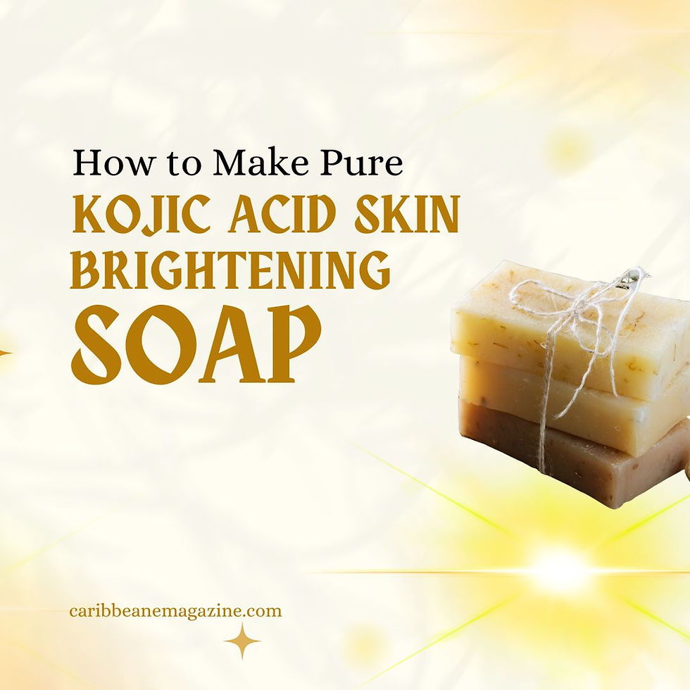 How to Make Pure Kojic Acid Skin Brightening Soap