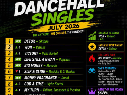 CEM Top 10 Dancehall Singles – July 2026