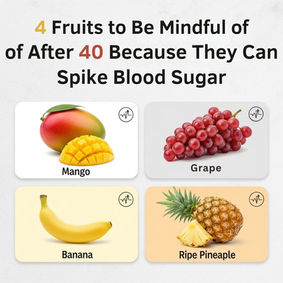 4 Fruits to Be Mindful of After 40 Because They Can Spike Blood Sugar