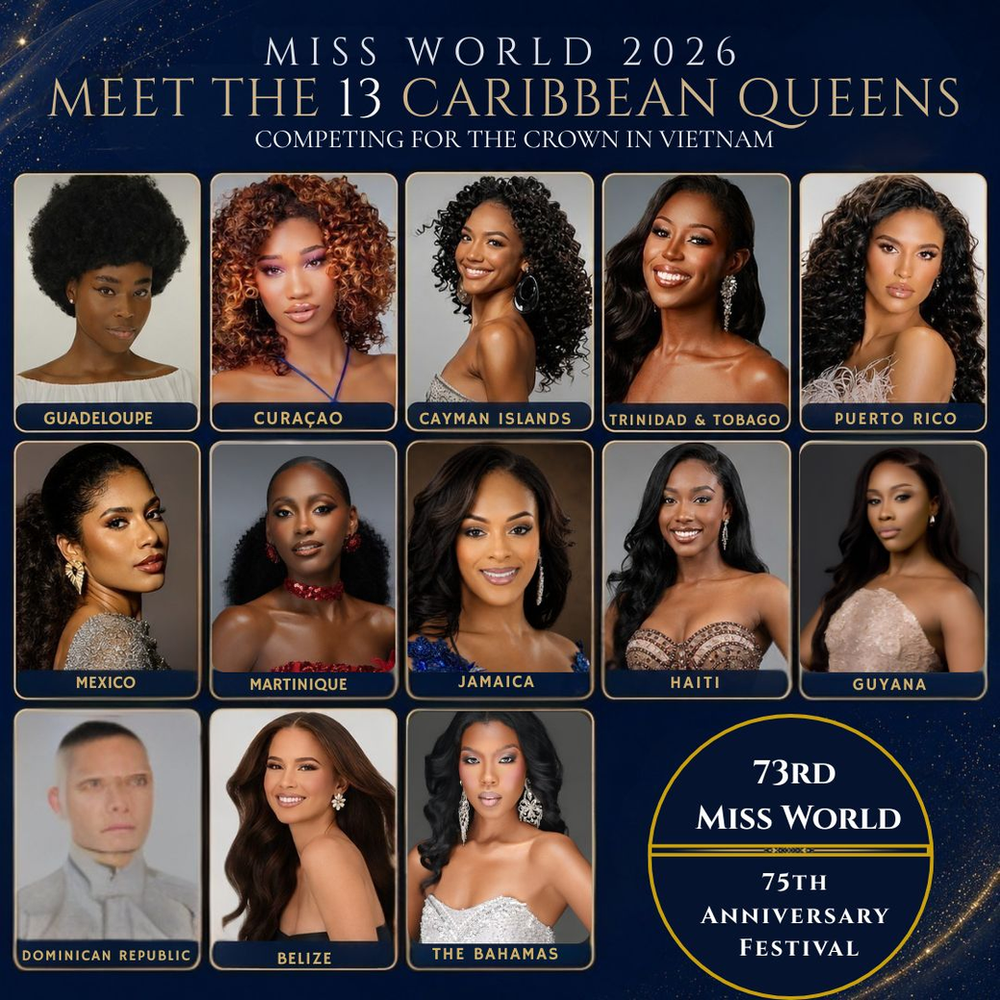 Miss World 2026: Meet the Caribbean Queens Competing for the Crown in Vietnam