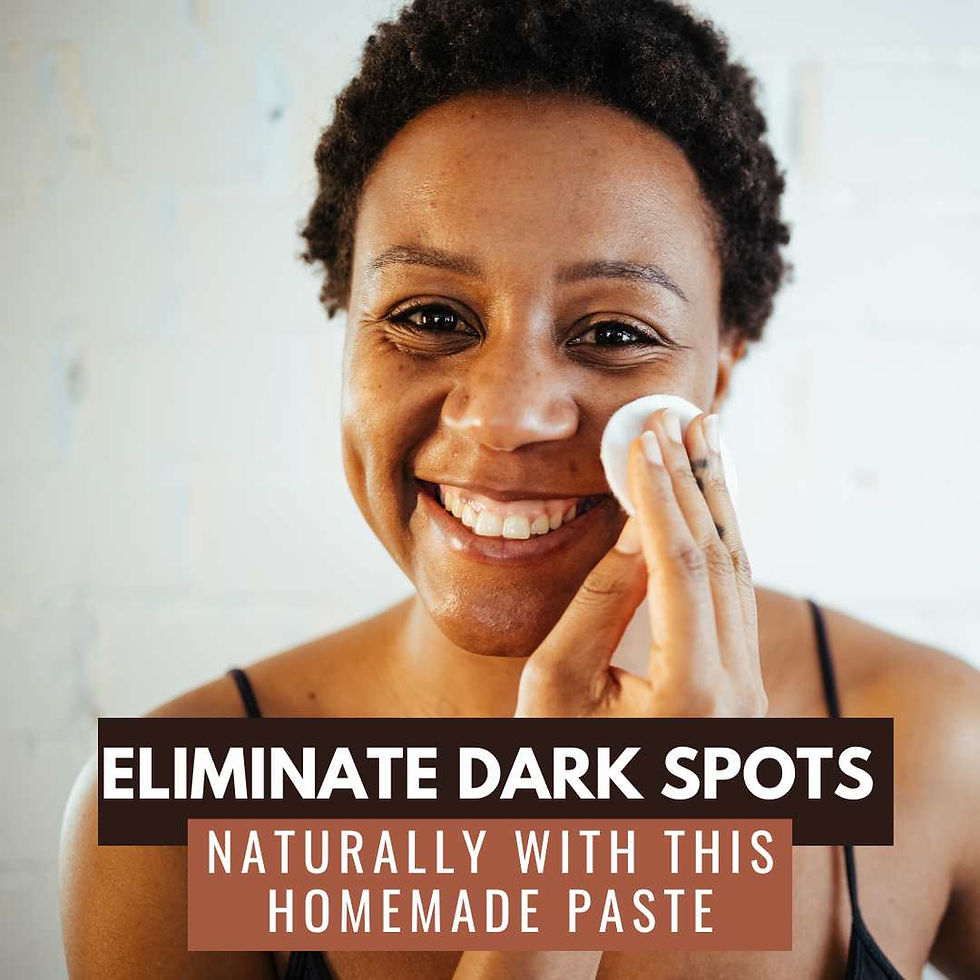 Eliminate Dark Spots Naturally with This Homemade Paste