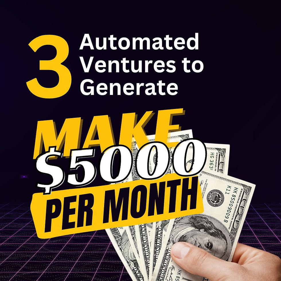 3 Automated Ventures to Generate $5,000 in Passive Income Per Month