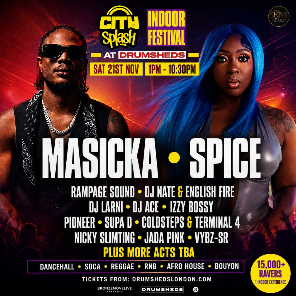 Masicka, Spice to Headline City Splash Indoor 2026