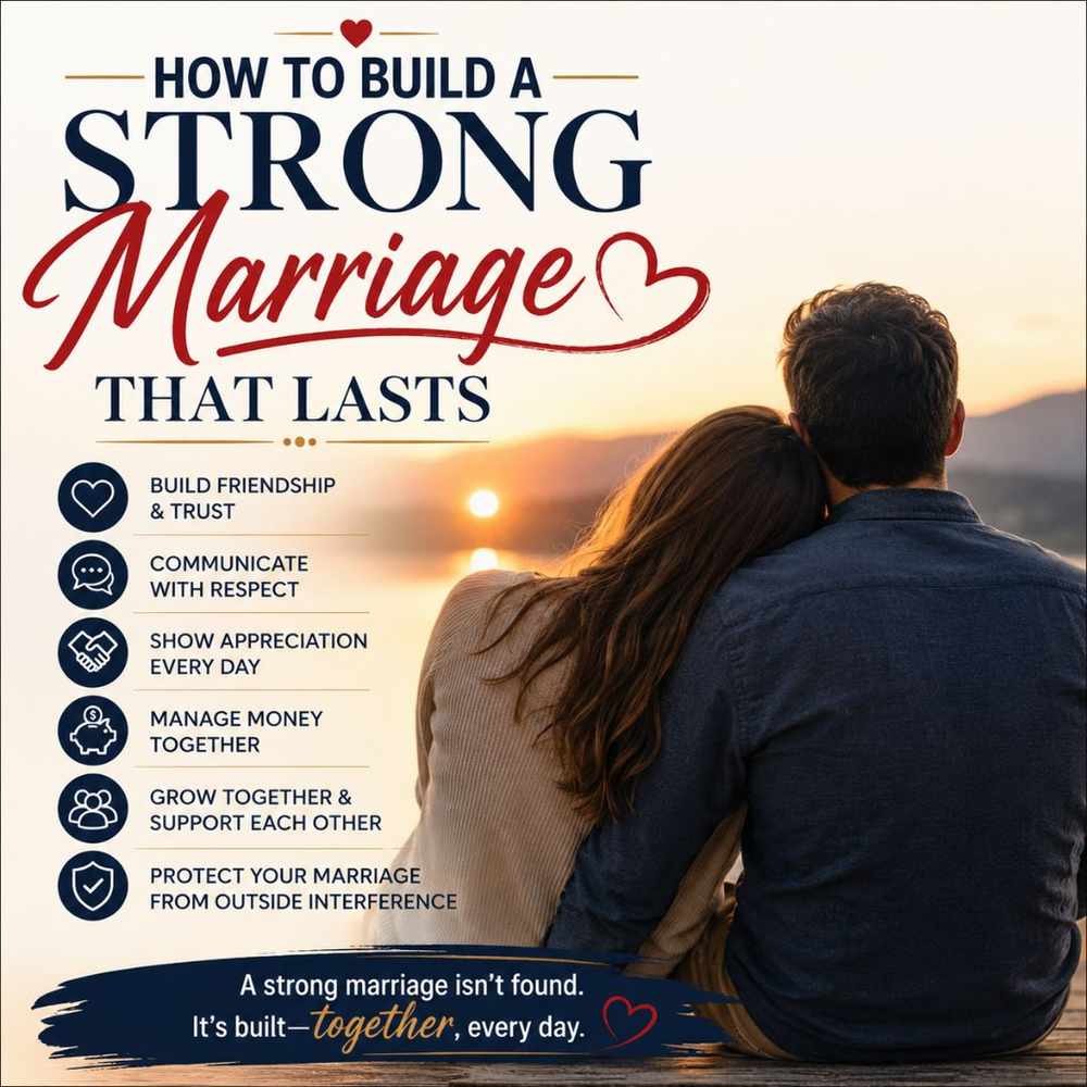 How to Build a Strong Marriage That Lasts