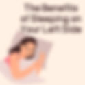 The Benefits of Sleeping on Your Left Side