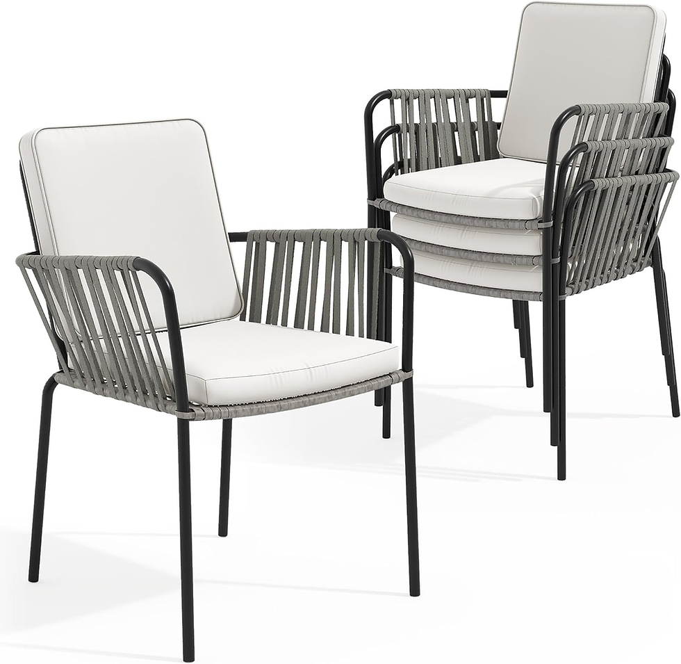  4-Piece Patio Wicker Furniture Set