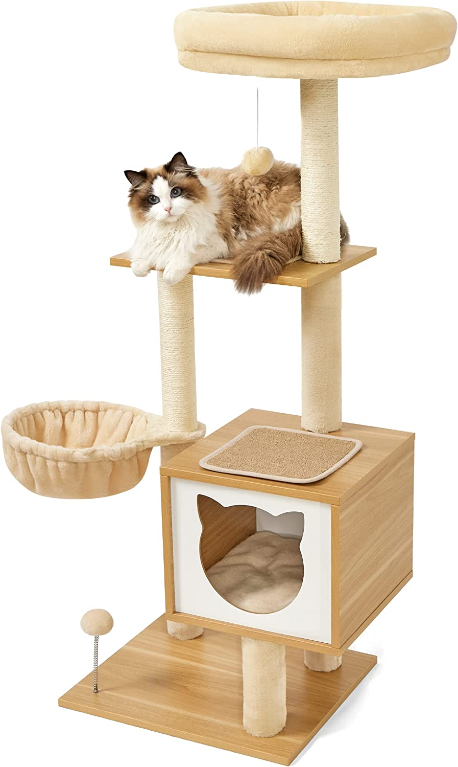 Tall Cat Climbing Tower for Indoor