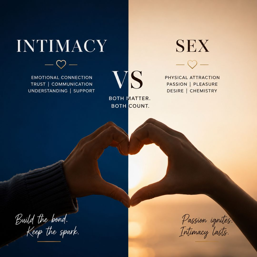 Intimacy vs. Sex: Why One Can Exist Without the Other—And Why Every Relationship Needs Both